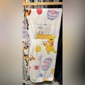 NEW RELEASE easter winnie the pooh plush blanket throw